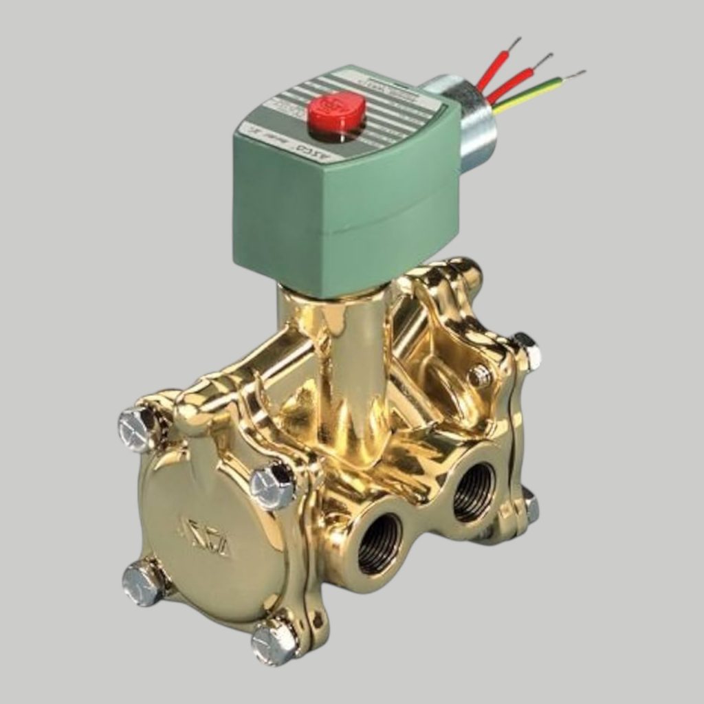 VALVULA SOLENOIDE ASCO 3/2 1/4 PLG NPT 24 VDC EF8308A