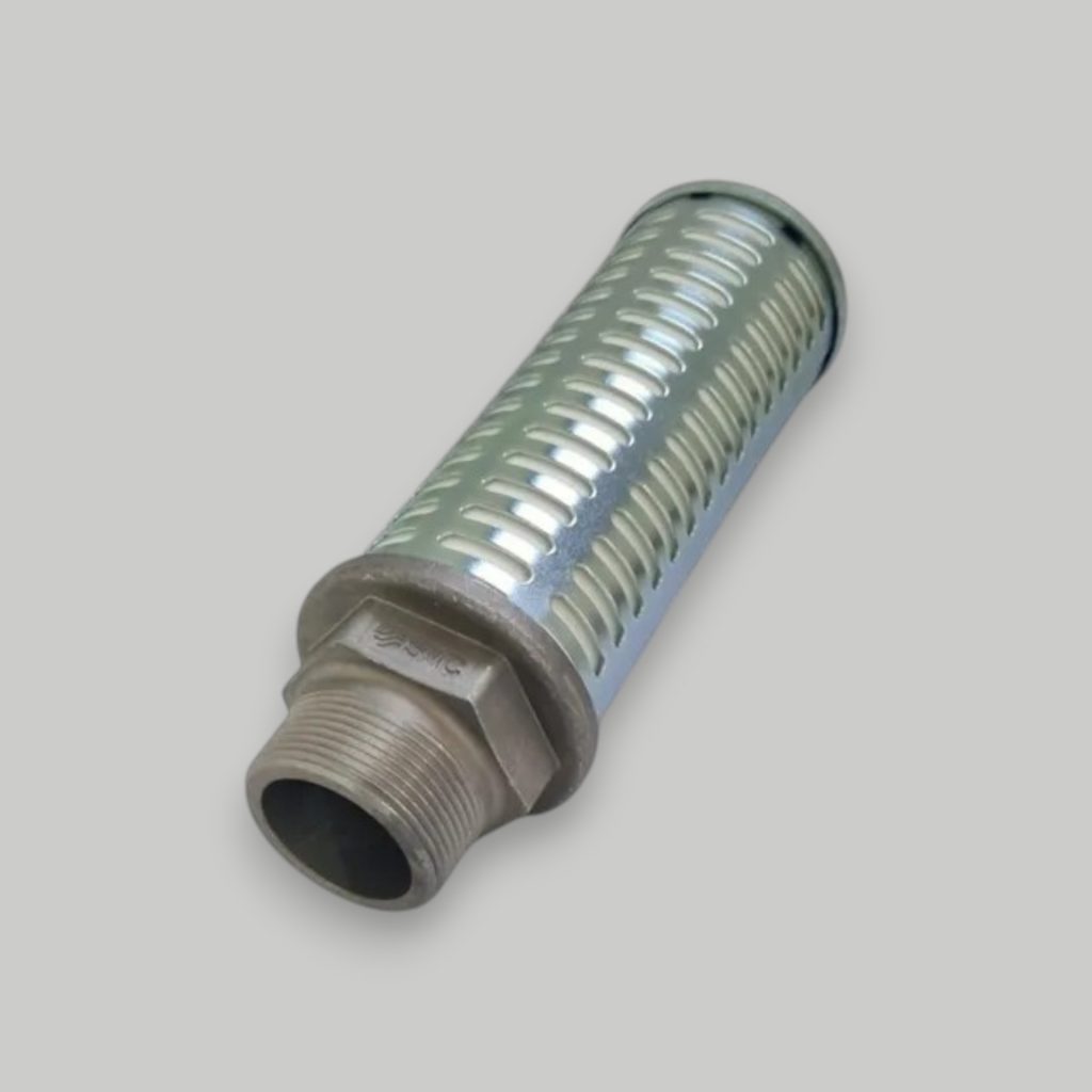 Silenciador de aluminio  Tramado de 3/4 plg  npt