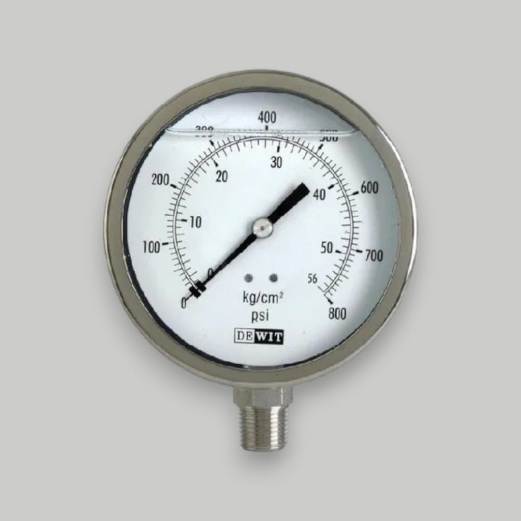 MANOMETRO DE LECTURA DIRECTA MARCA DEWIT MODELO: 2000SSV/63/