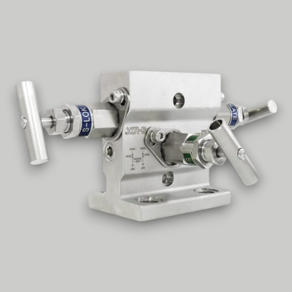 SM3V1-F-8N-S6 MANIFOLD 3 VIA TIPO MONTAJE DIRECTO-BRIDA SIMPLE