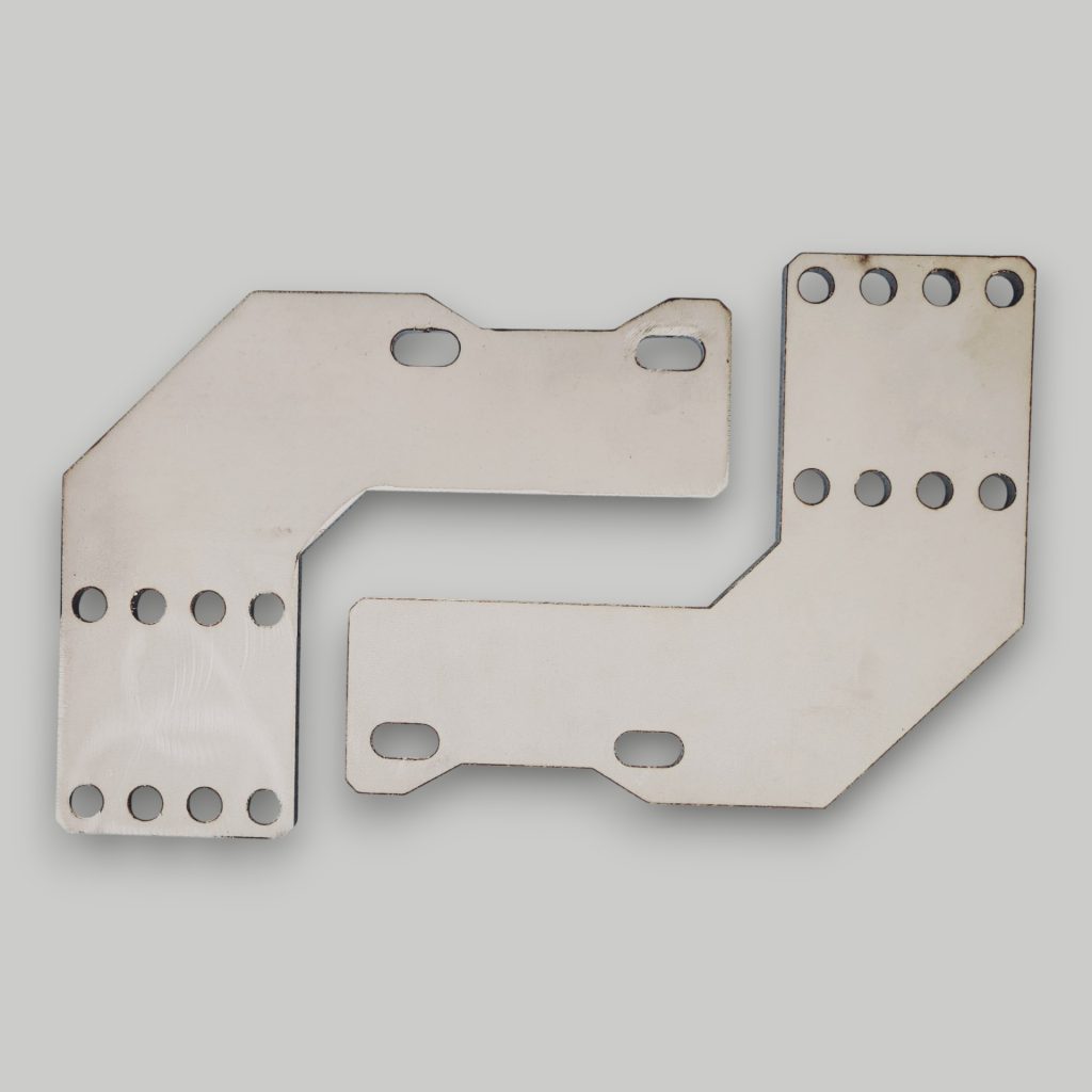 PRO-08-0180 PIEZA DE ACERO INOXIDABLE T304 ACABADO PLANTA DE 3/16in CORTADA POR LASER